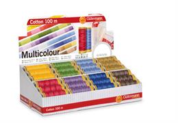 Counter Display Unit, Cotton Ne 50 Multicolour Thread, 48 Reels